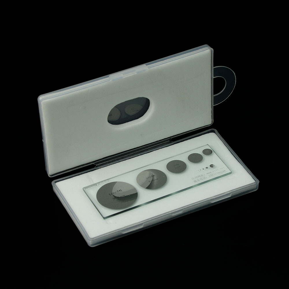 Circular Scale Microscope Stage Micrometer Calibration Slide Stage Graticules