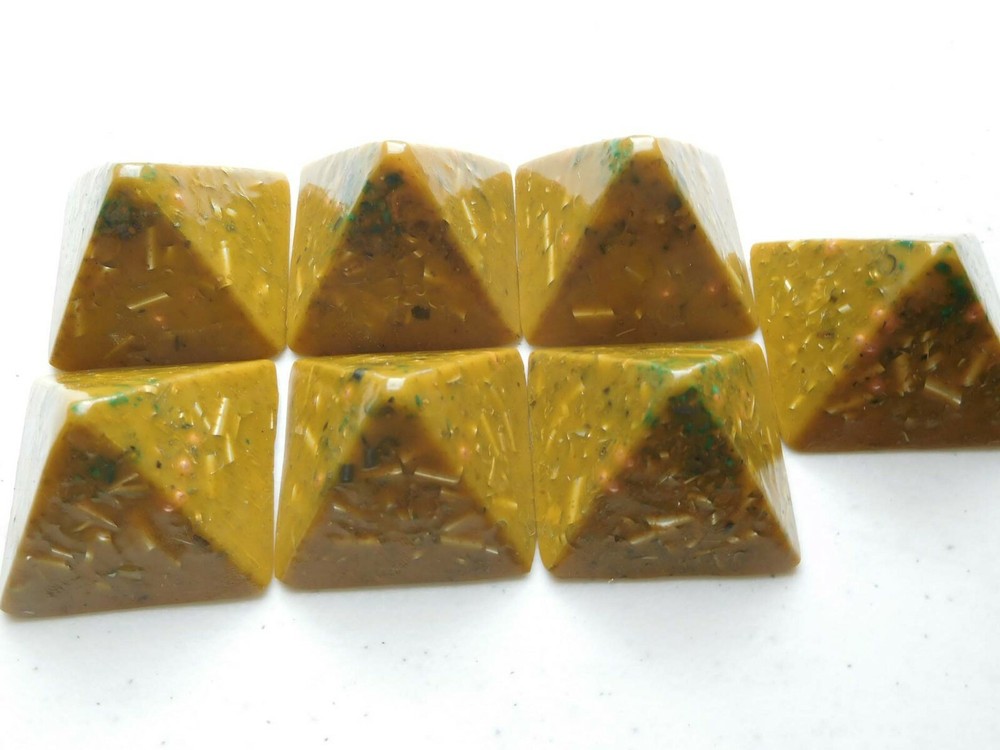 Yellow Sun Small Pyramids Positive Orgone