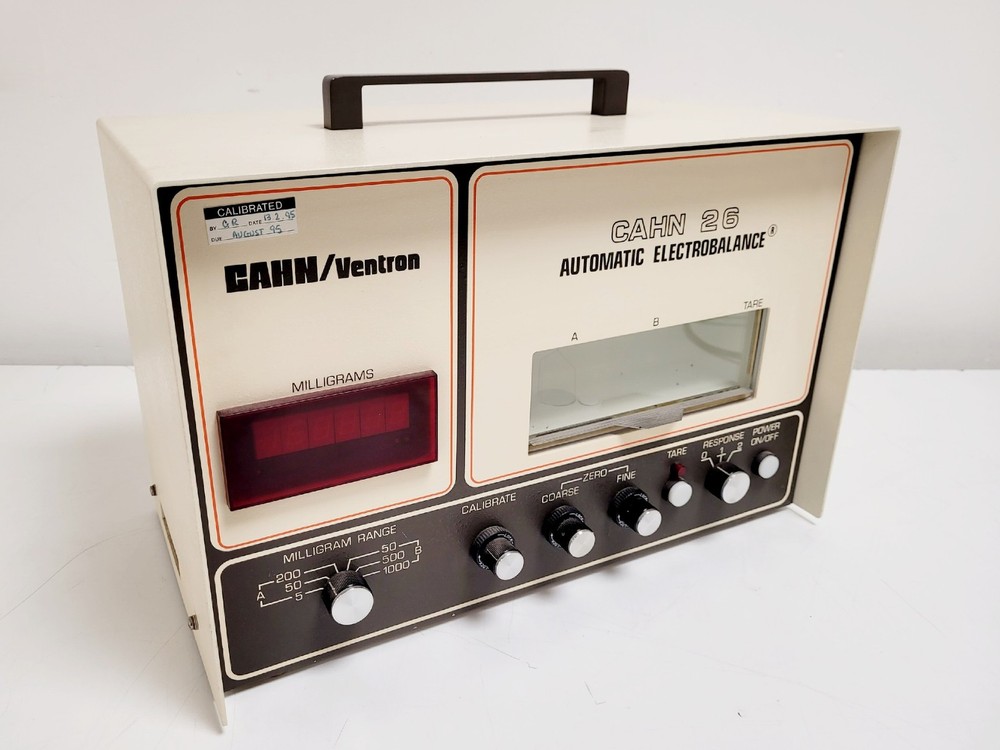 Ventron Corporation Cahn 26 Automatic Electrobalance