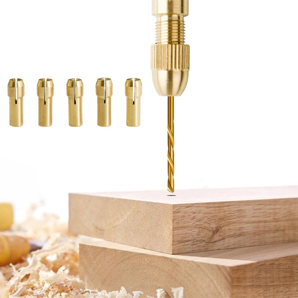 Miniature Drill Chuck Set 8pcs 053mm for PCB and Multipurpose Drilling Tasks