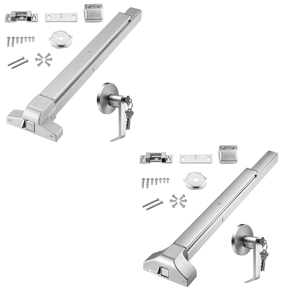Push Bar Door Locks Stainless/Carbon Steel  for Exit Doors with Lever