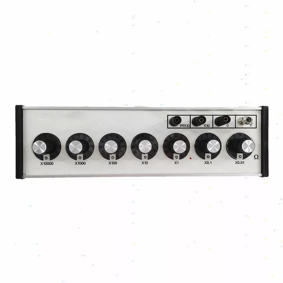 DC Decade Resistance Box 7 Dials DC Resistor with Value 0.01~111111.10Ω
