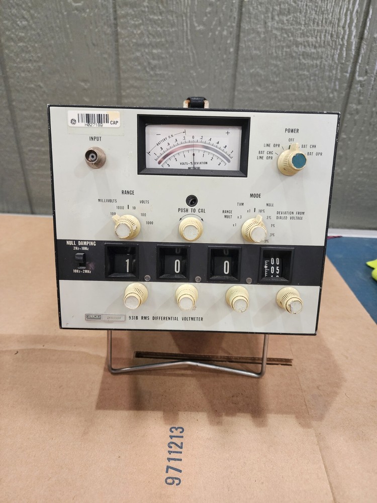 Fluke 931B RMS Differential Voltmeter Unit #1