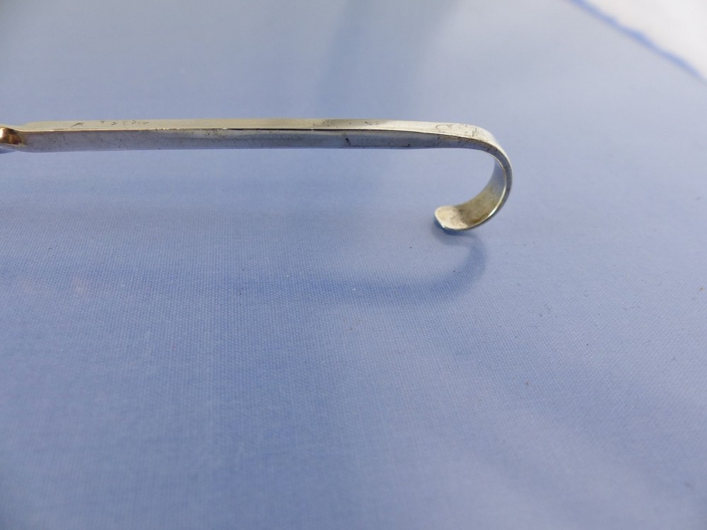 PLAIN TWIST HANDLE long CANDLE SNUFFER STERLING BY H