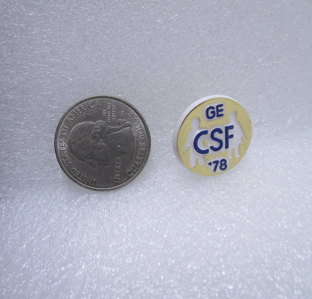 GE CSF '78 Plastic Pin
