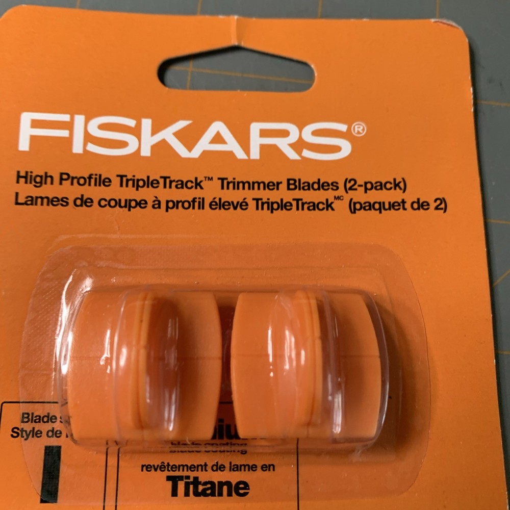 Fiskars Triple Track High-Profile Replacement Blades 2/Pkg Style