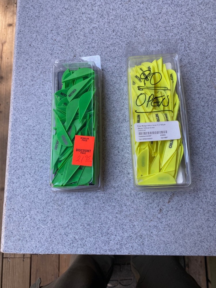 Nitro 2 inch vanes 190 count by Pine Ridge