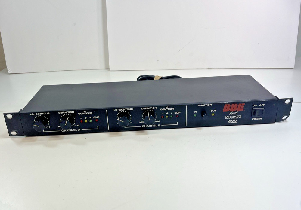 BBE 422 Sonic Maximizer Dual Channel Audio Processor