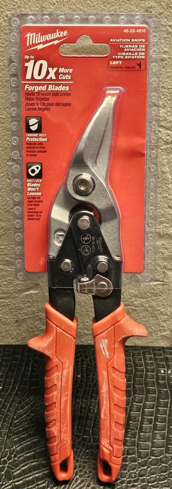Milwaukee Tool 48-22-4510 Left Cutting Aviation Snips