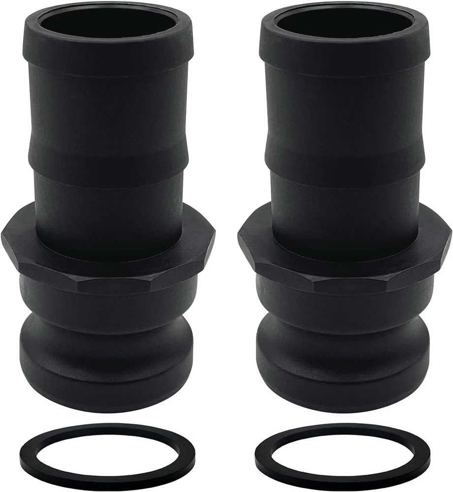 2PCS Camlock Fittings Poly E-100 1" Type E Standard Couplings Cam lock 1 Inch