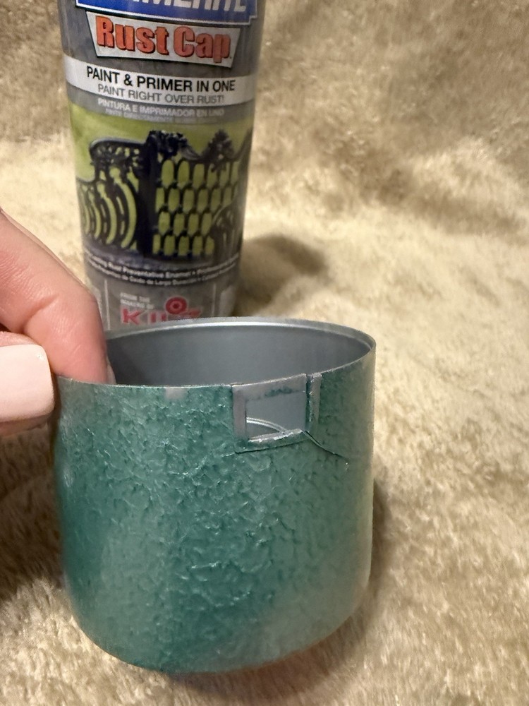Hammerite Hammered Finish Rust Cap Spray Paint 12 Oz - Mid Green *READ*