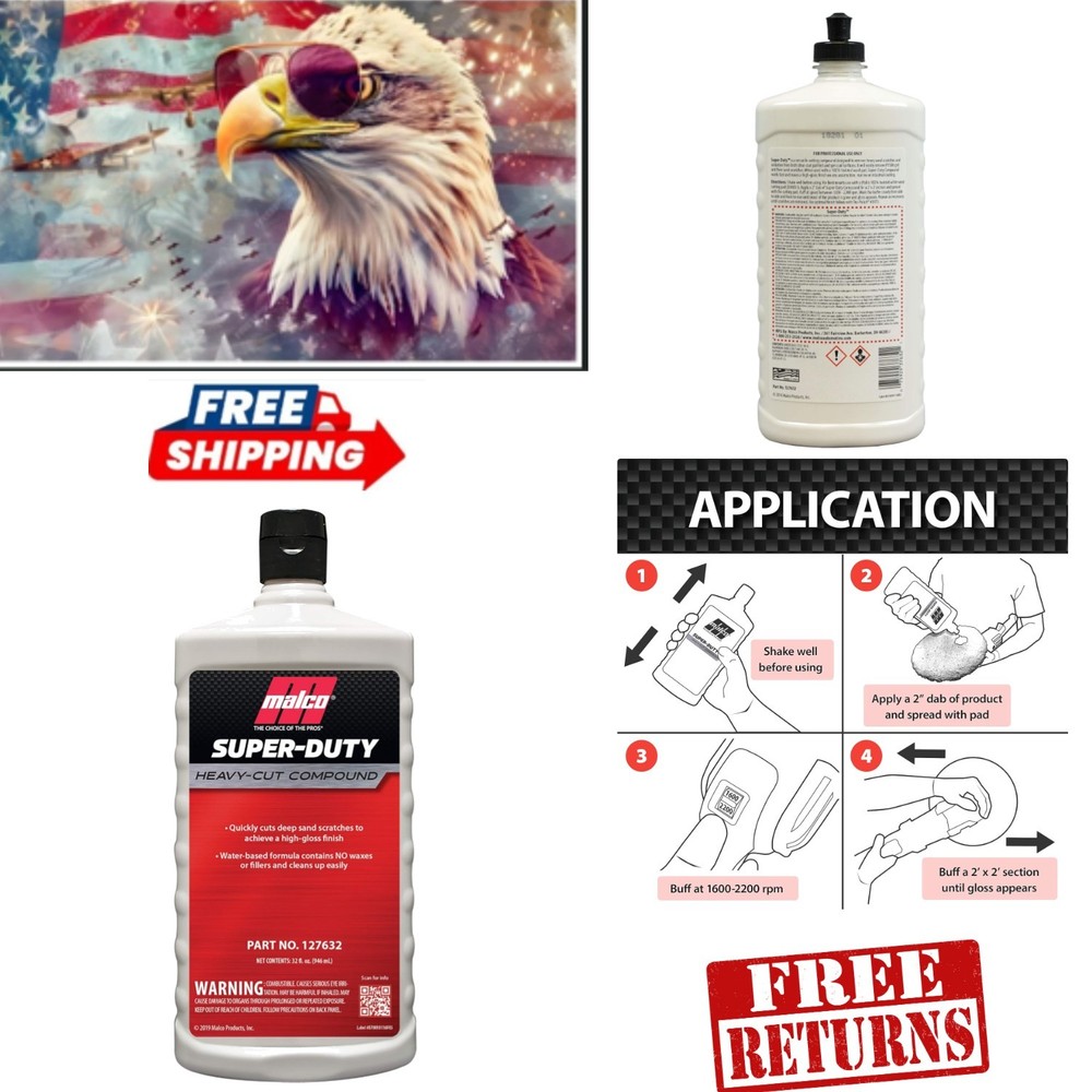 High-Performance 32 oz. Heavy Duty Compound for Professional Detailing & Buffing