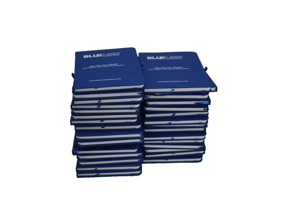 Blue Line Solutions Pocket Notebooks 31 Pack We Aim For Zero Branded Journals