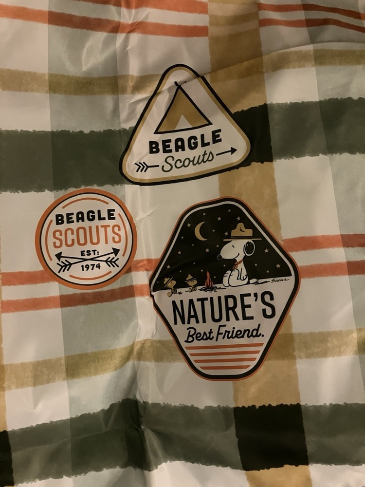 Peanuts® Beagle Scouts Picnic Blanket With Bag