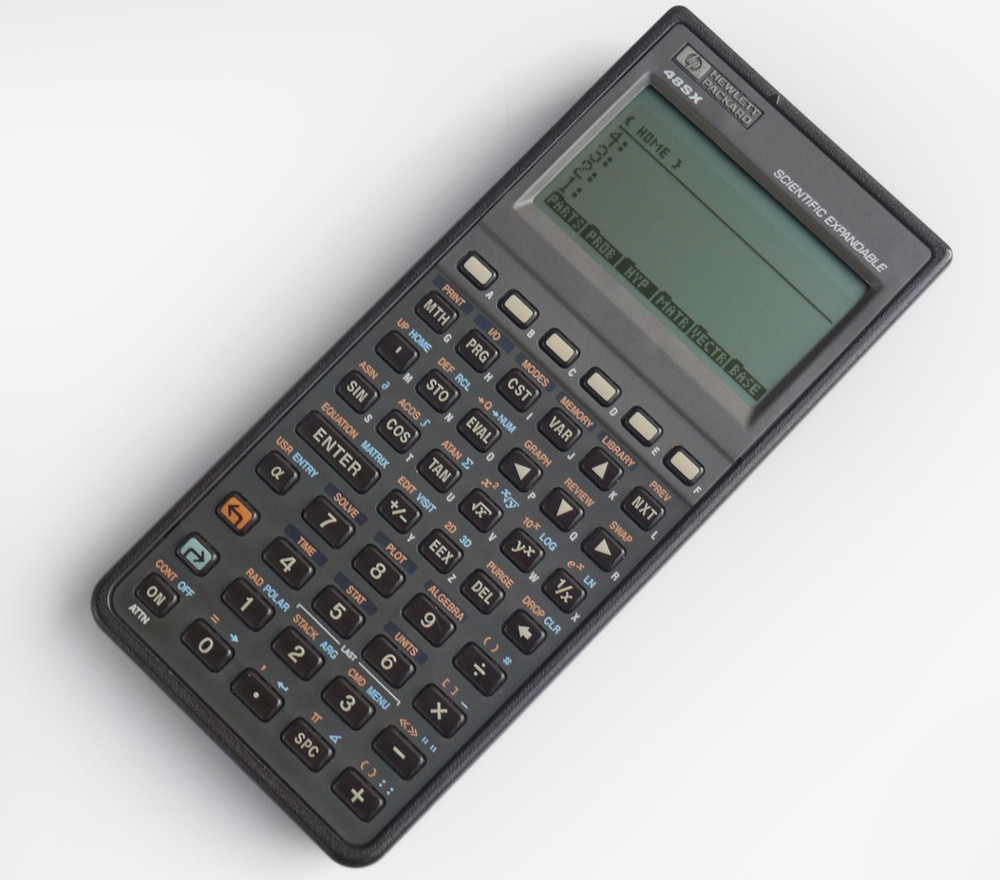 Hewlett Packard HP 48SX Calculator Black LCD