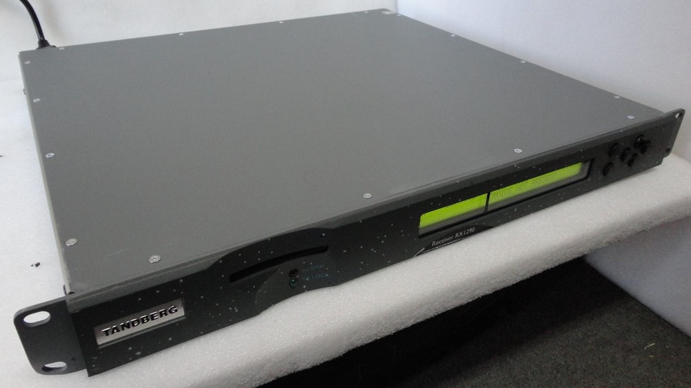 Ericsson Tandberg RX1290 DVB-S/S2/ASI HD/SD MPEG-2/4 RECEIVER DECODER ALLLicense