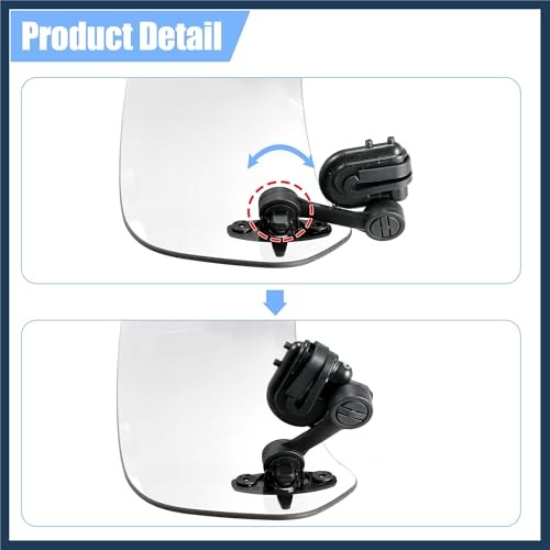 28.5cm Motorcycle Windshield Motorcycle Wind Deflector Clear Lens Adjustable