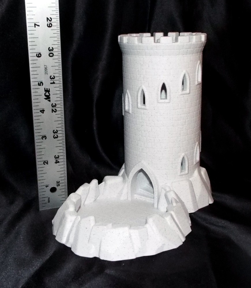 Large Castle Dice Tower 3D Printed Accessory DND & Board games