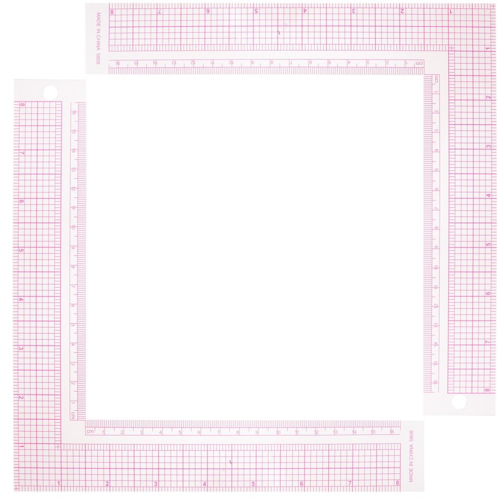 2Pcs Tailor Ruler Square Curve Ruler for Sewing and Quilting Tools