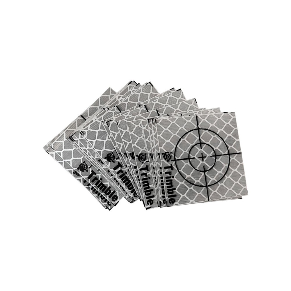 100PCS Trimble Reflective Sheet 40X40MM Reflector Target Tape Surveying Stickers