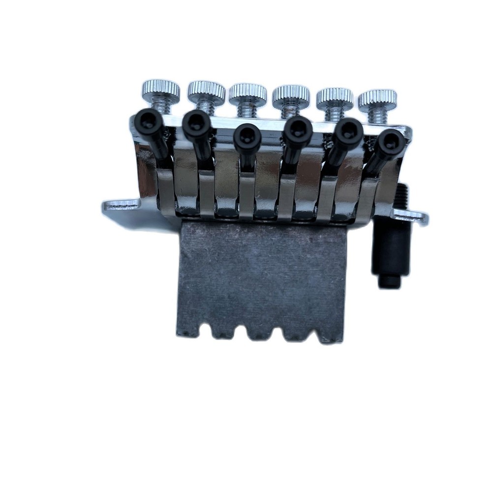 Chrome Electric Guitar Double Locking Tremolo System Bridge