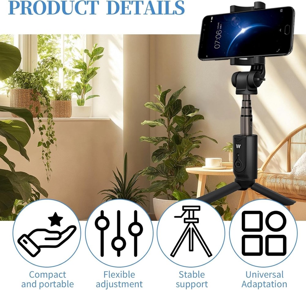 Durable and Foldable Mini Tripod - Essential Accessory for Vlogging & Streaming