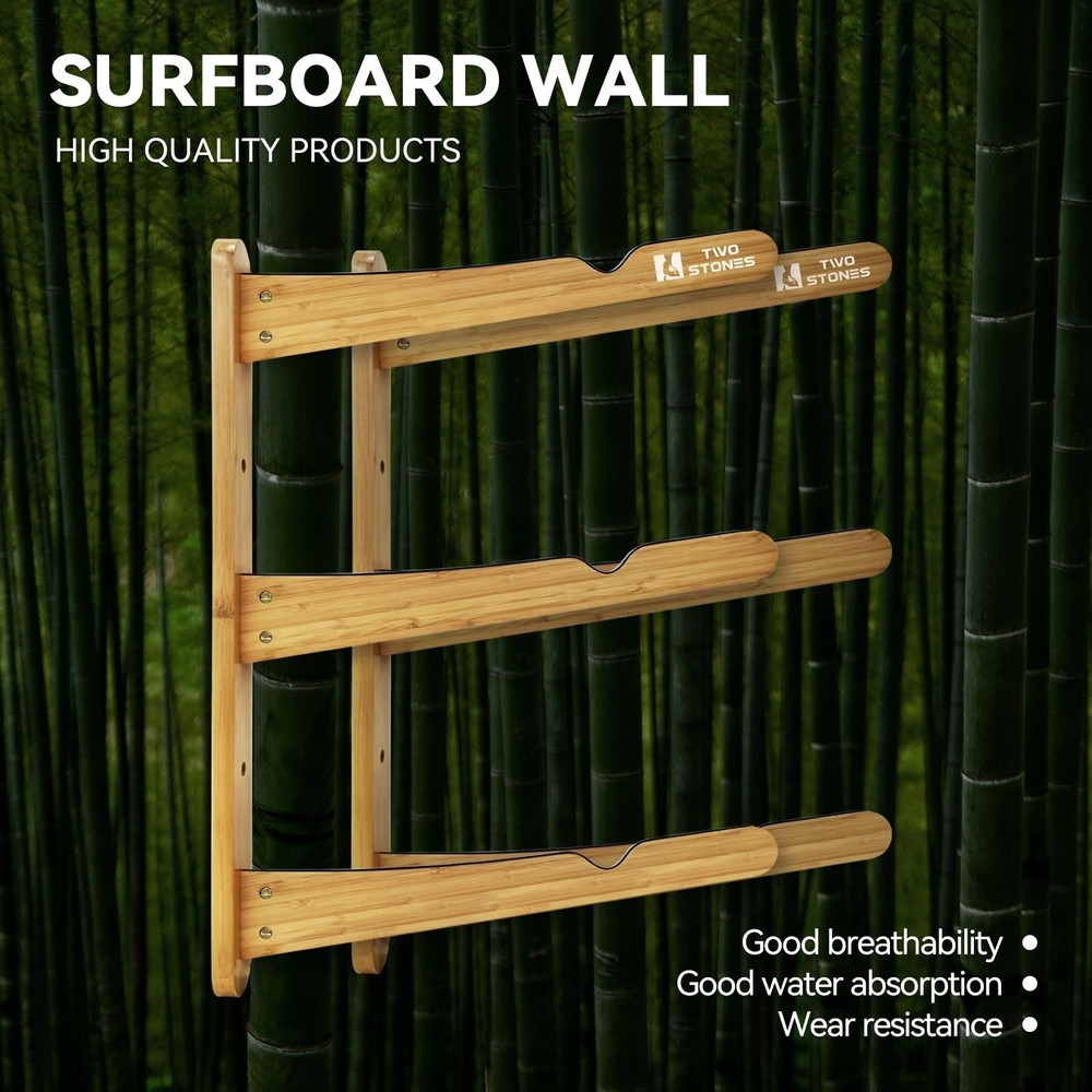 Surfboard Rack for Wall | Surfboard Wall Mount | Surfboard Wall Rack | Paddle...