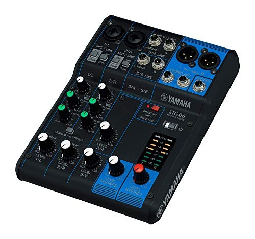 MG06 6-Input Compact Stereo Mixer 6-input Standard
