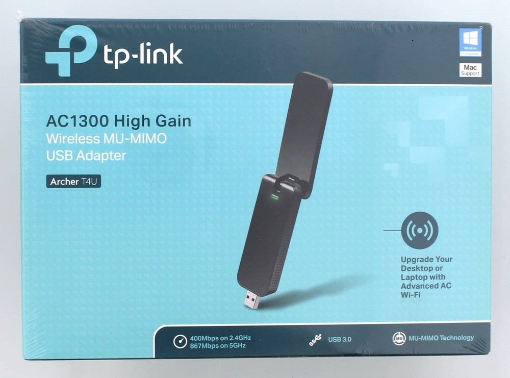 TP-Link (AC 1300) High Gain Wireless MU-NIMO USB Adapter
