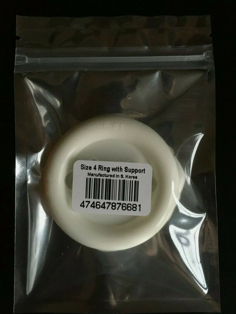 Pessary Ring With Support Size 4, 100% Silicone, Prolapse, Incontinence