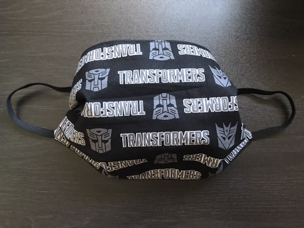 TRANSFORMERS AUTOBOTS DECEPTICON HANDMADE 3LAYERS COTTON/POLYESTER WASHABLE