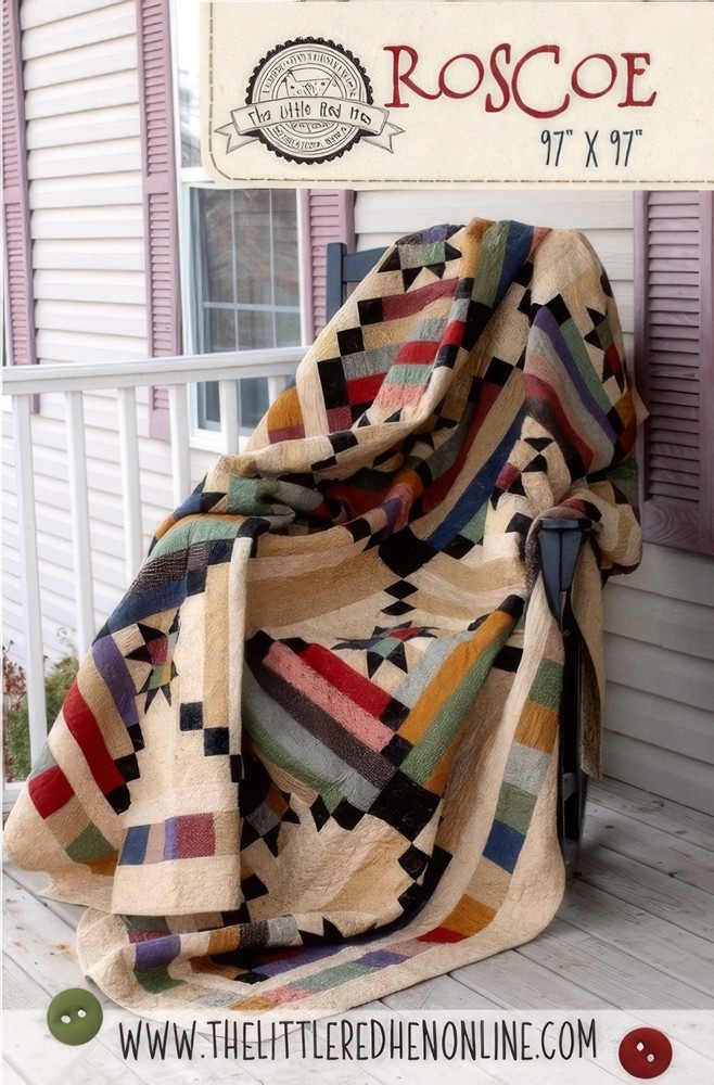 Roscoe Quilt Pattern by Emily McGlothlen Little Red Hen