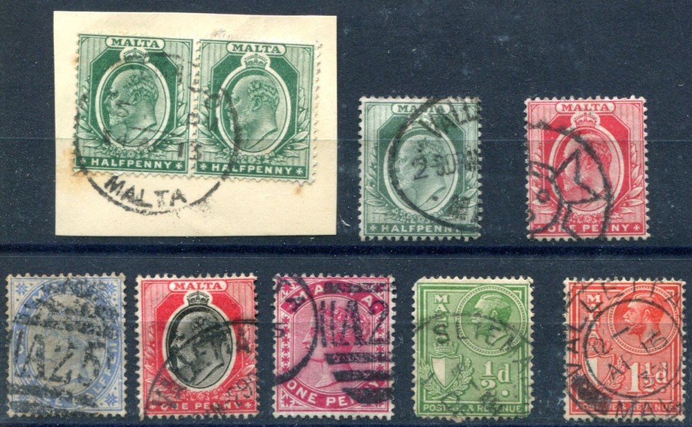 MALTA (26298): selection postmarks/cancels