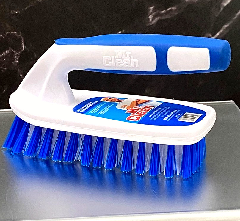Mr. Clean Multi-Purpose Handheld Scrub Brush – Heavy Duty Bristles & Handle