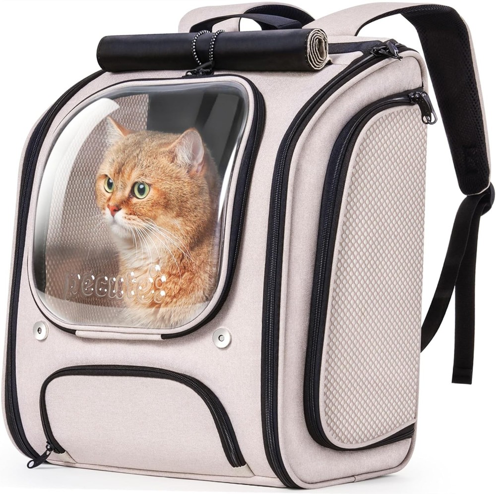 Cat Backpack Carrier, Large Space Cat Bubble Backpack, Breathable Cat Carrier, S