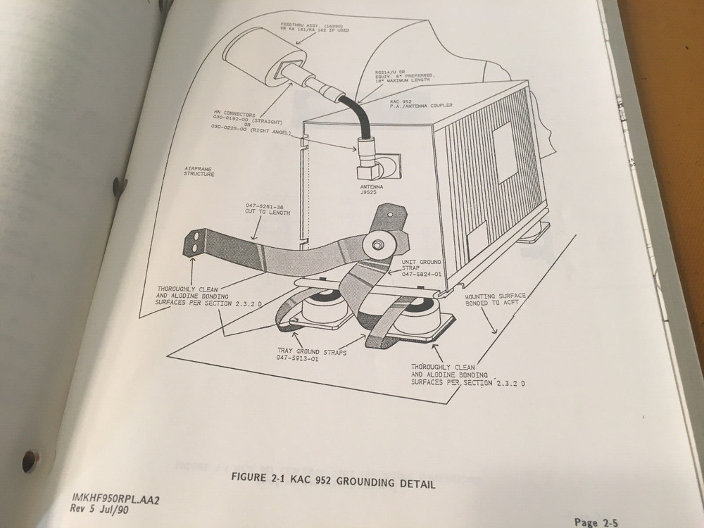 Bendix King Radio KHF-950 HF Transceiver Install Manual