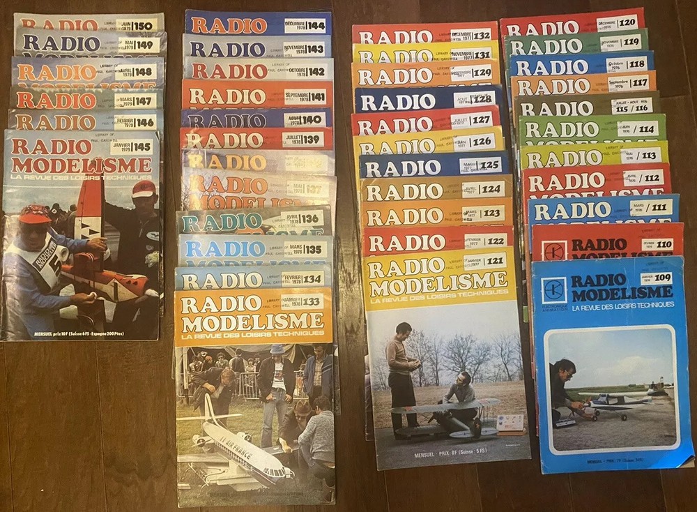 RADIO MODELISME 1976-1979 (41 Issues) (#109-#150)