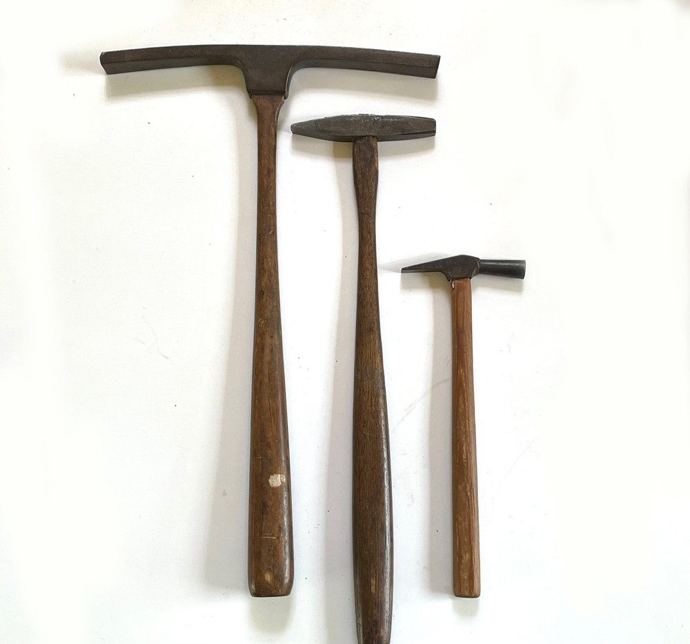 Antique Patternmaker Hammer and Tack Hammers / One signed dated