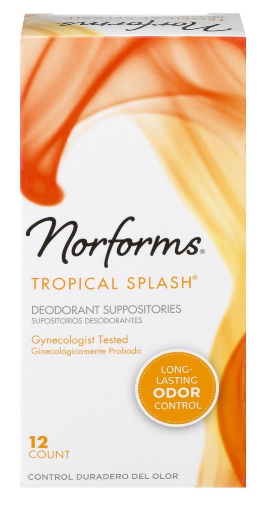 Suppositories Tropical Splash 12 Count (2 Pack)