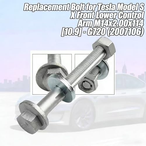 2007106 Front Lower Control Arm Bolt for Tesla Model S 2016-2020 & Model X