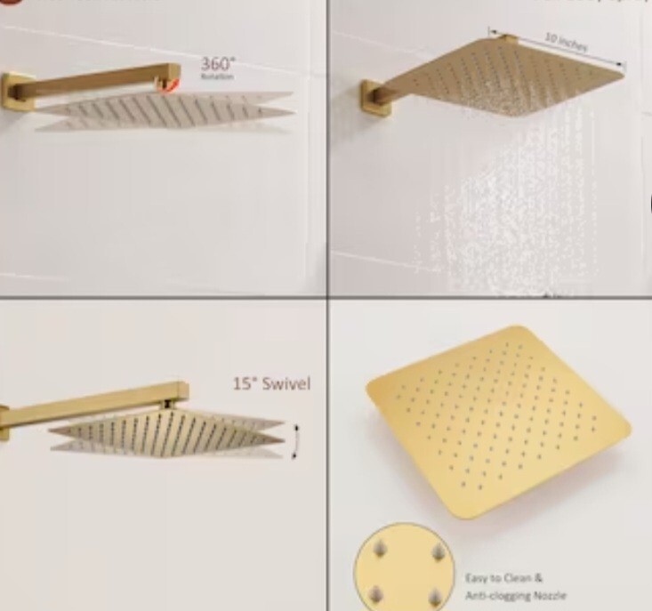 Luxury Rainfall Shower Set Model 6647