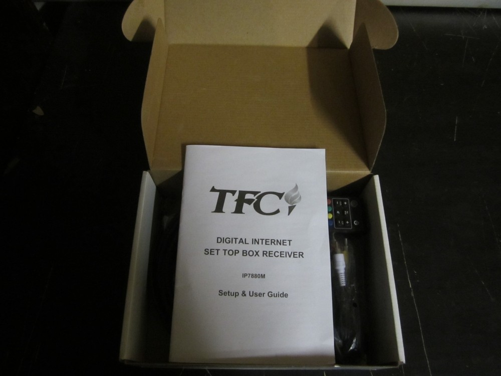 TFC Digital IPTV Set Top Box IPTV Set Open Box