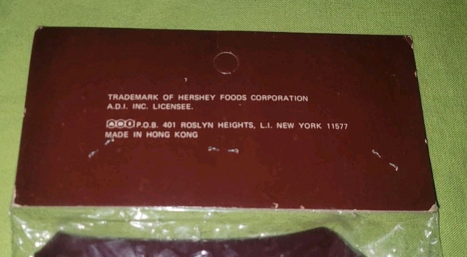 Vintage Hershey’s Chocolate Candy Mini Ruler Eraser Sharpener Case Set