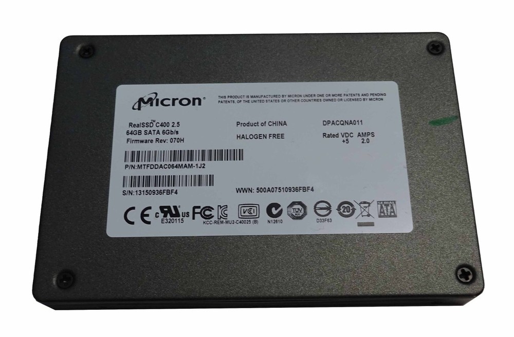 Micron 64GB Solid State Drive for Korg Kronos