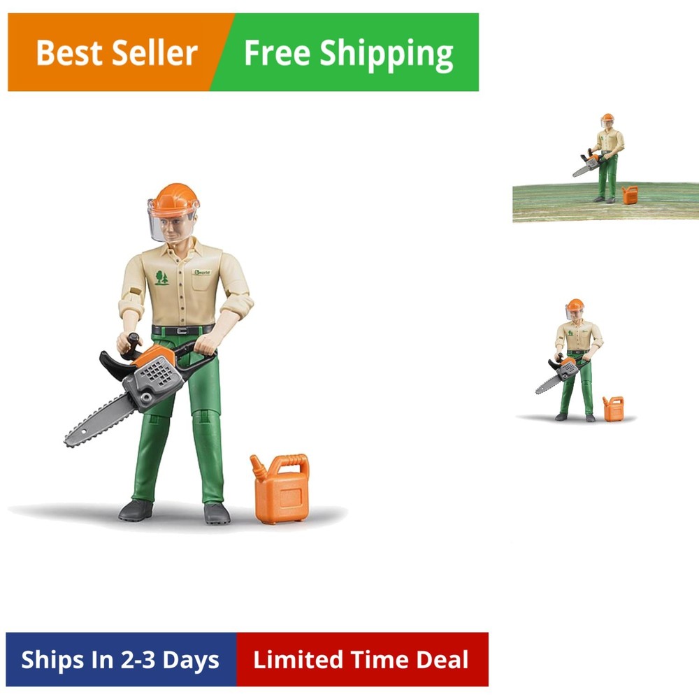 Logging Man with Accessories