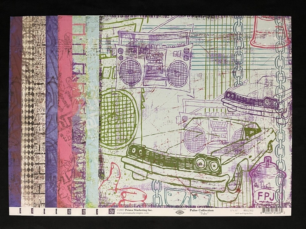 PRIMA "PULSE" 12X12 DS HEAVY PAPER