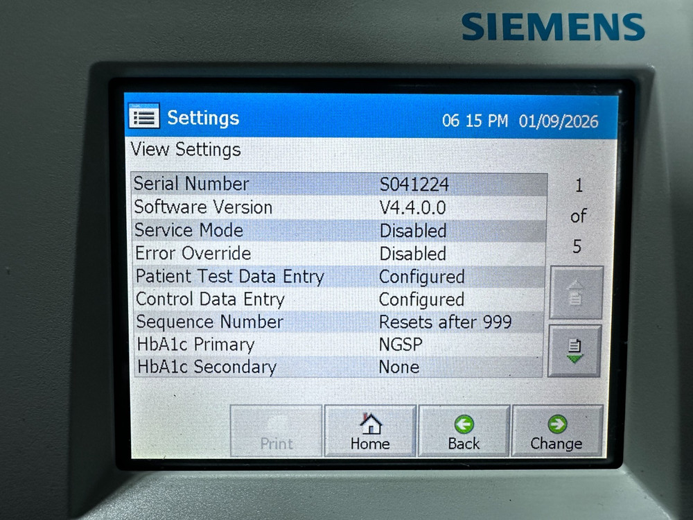 Siemens DCA Vantage Analyzer | HbA1c Testing | Tested & Powers On