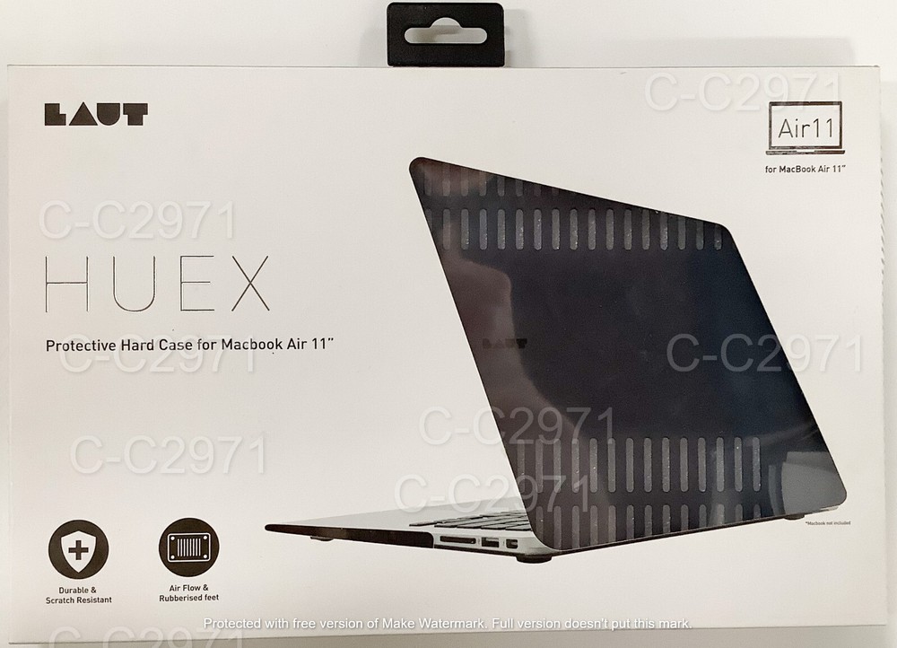 Huex Hard Shell Coated Protective Polycarbonate Rubber Case For MacBook Air 11”