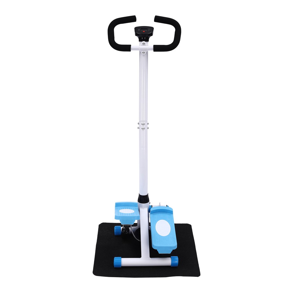 Fitness Stepper Exercise Stepping Machine with Handlebar Floor Stand 330.69 lbs