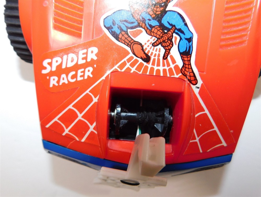 1985 Buddy L Marvel Secret Wars SPIDERMAN Remote Control Racer, Runs